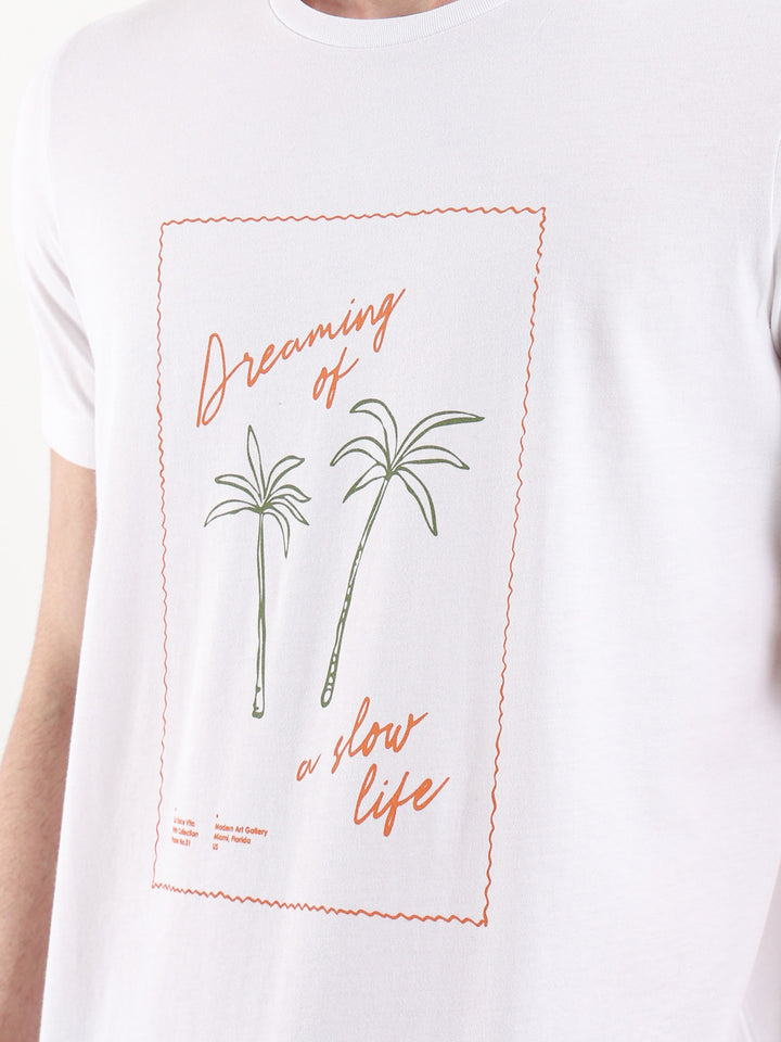 Dream of a Slow Life Printed T-Shirt