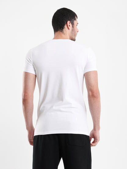Basic Muscle Fit V-Neck T-Shirt
