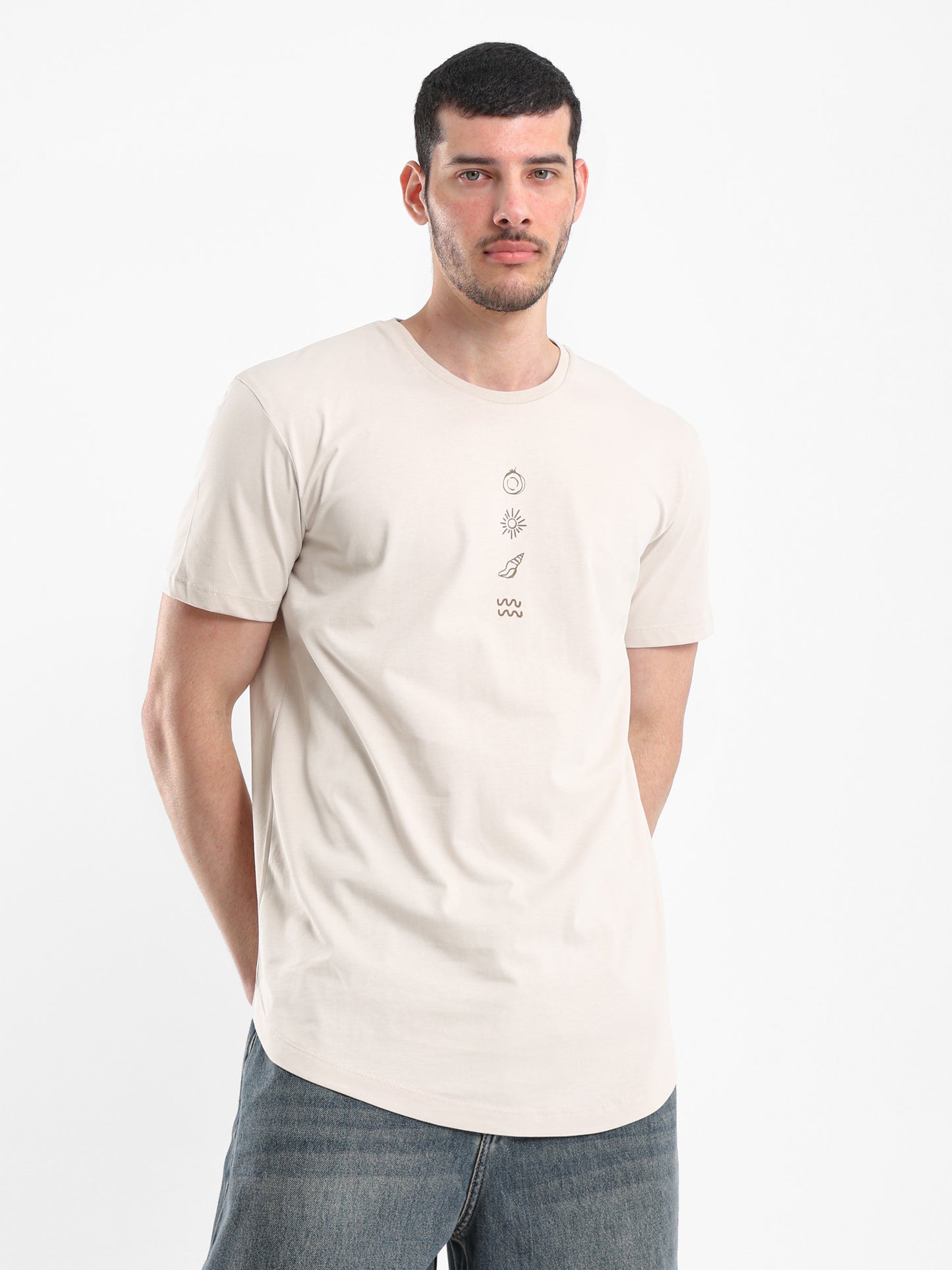 “Peace and Soul” Slogan T-Shirt