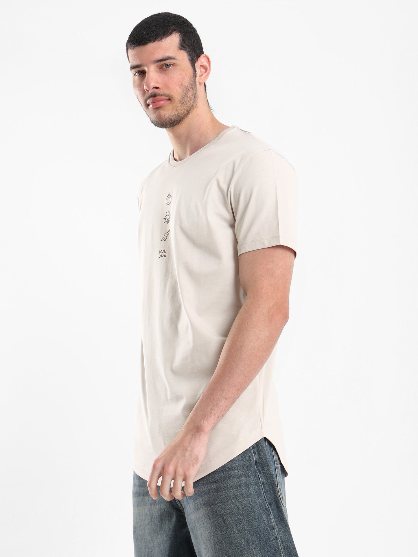 “Peace and Soul” Slogan T-Shirt