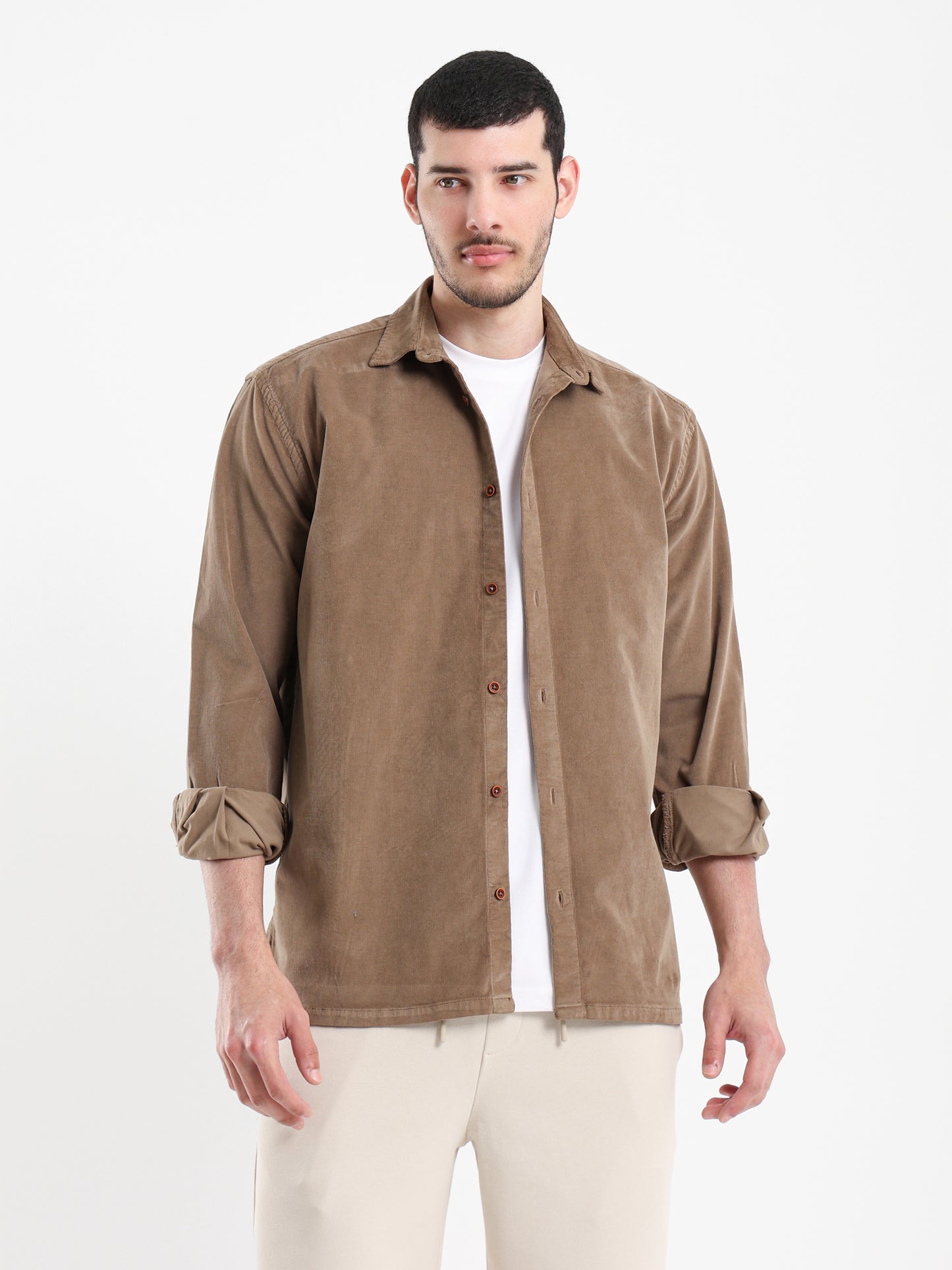 Corduroy Long Sleeve Shirt