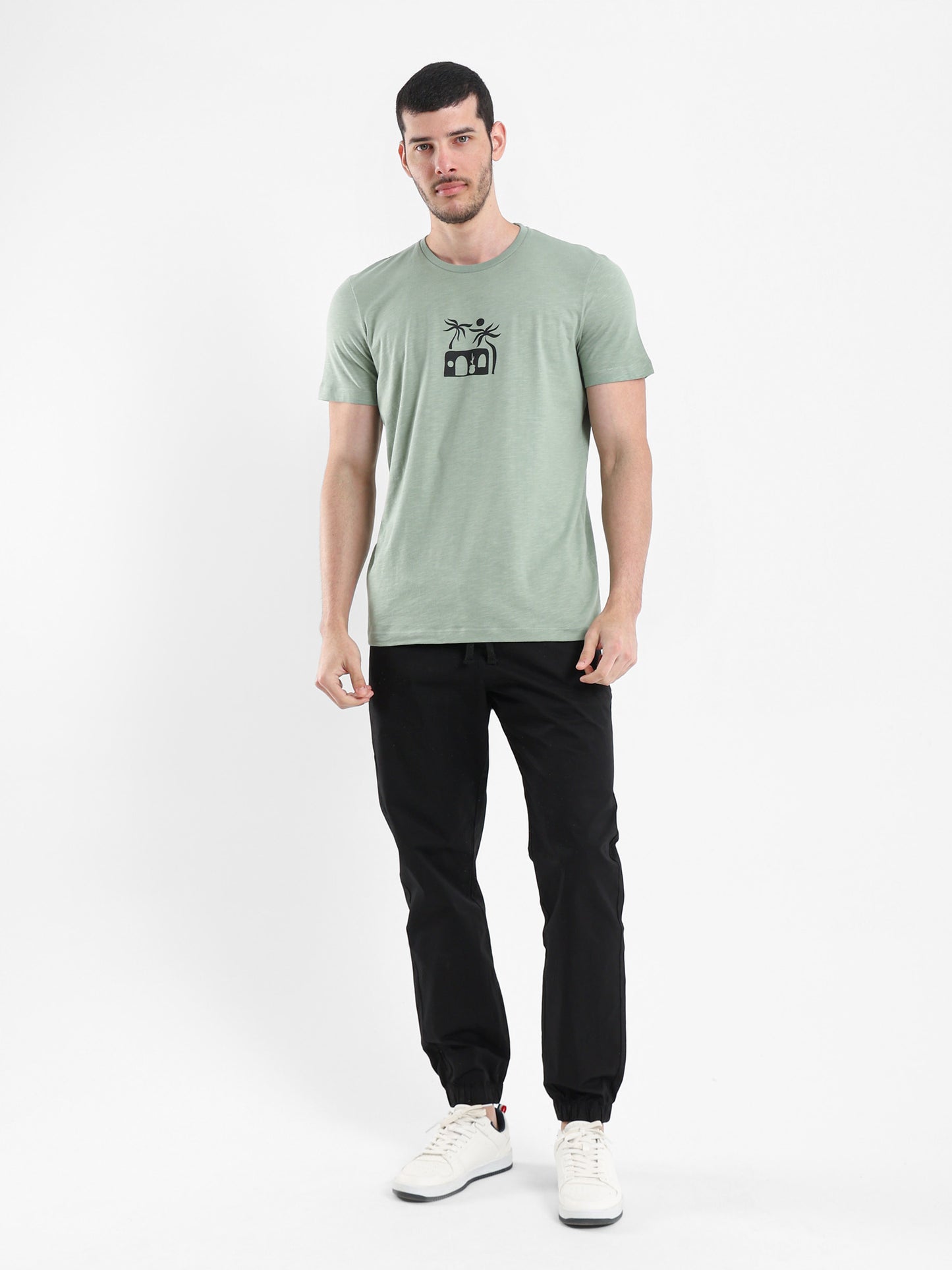 Palm House Print T-Shirt