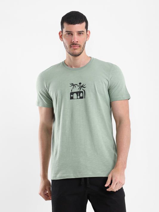 Palm House Print T-Shirt