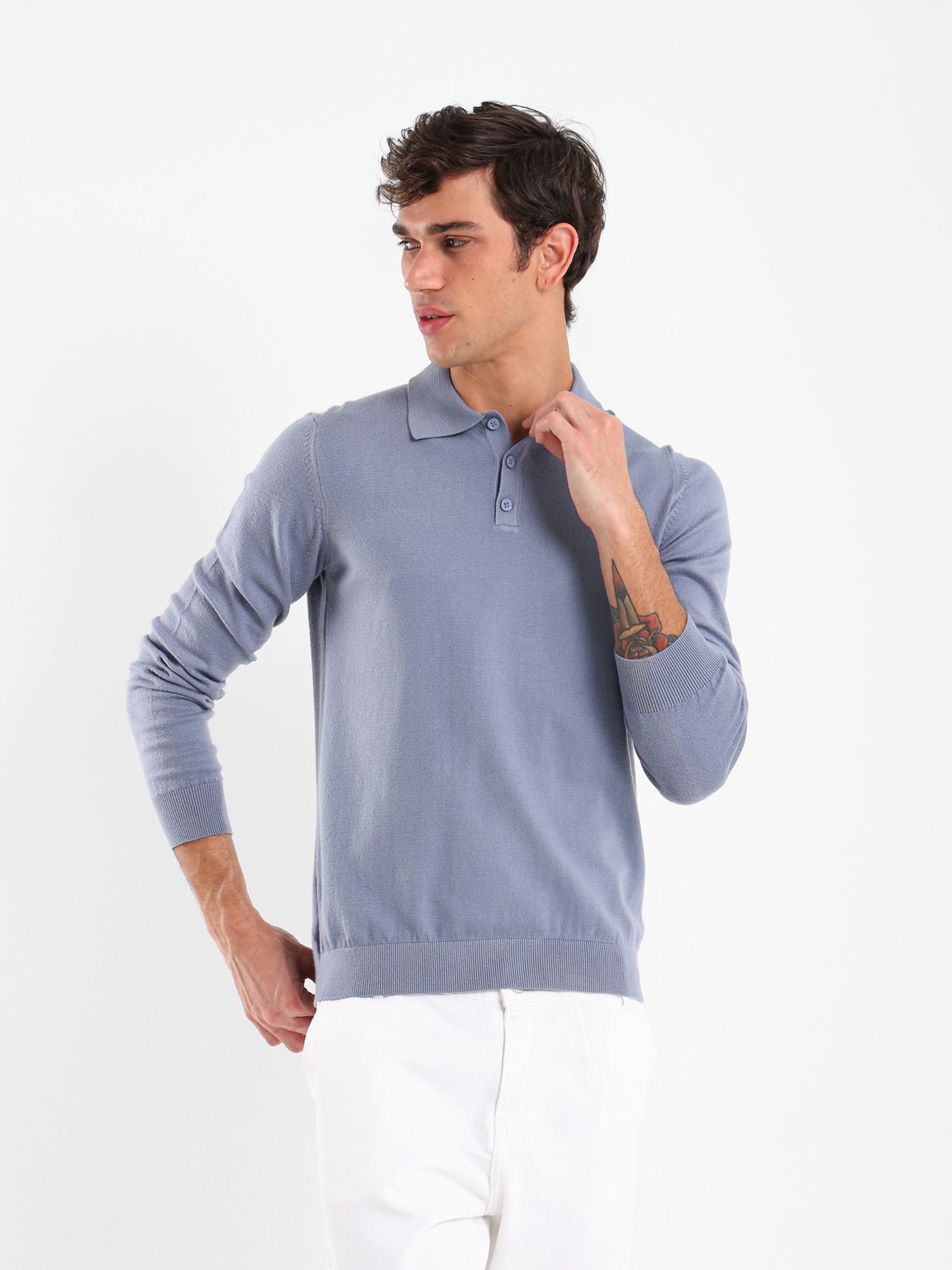 Long Sleeve Polo Shirt