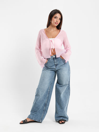 Heart Shaped Pockets Jeans
