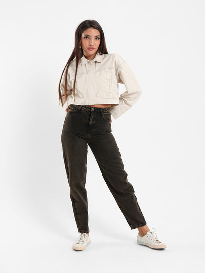 Contrast Stitch Denim Jacket