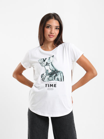 Underground Time Printed T-Shirt