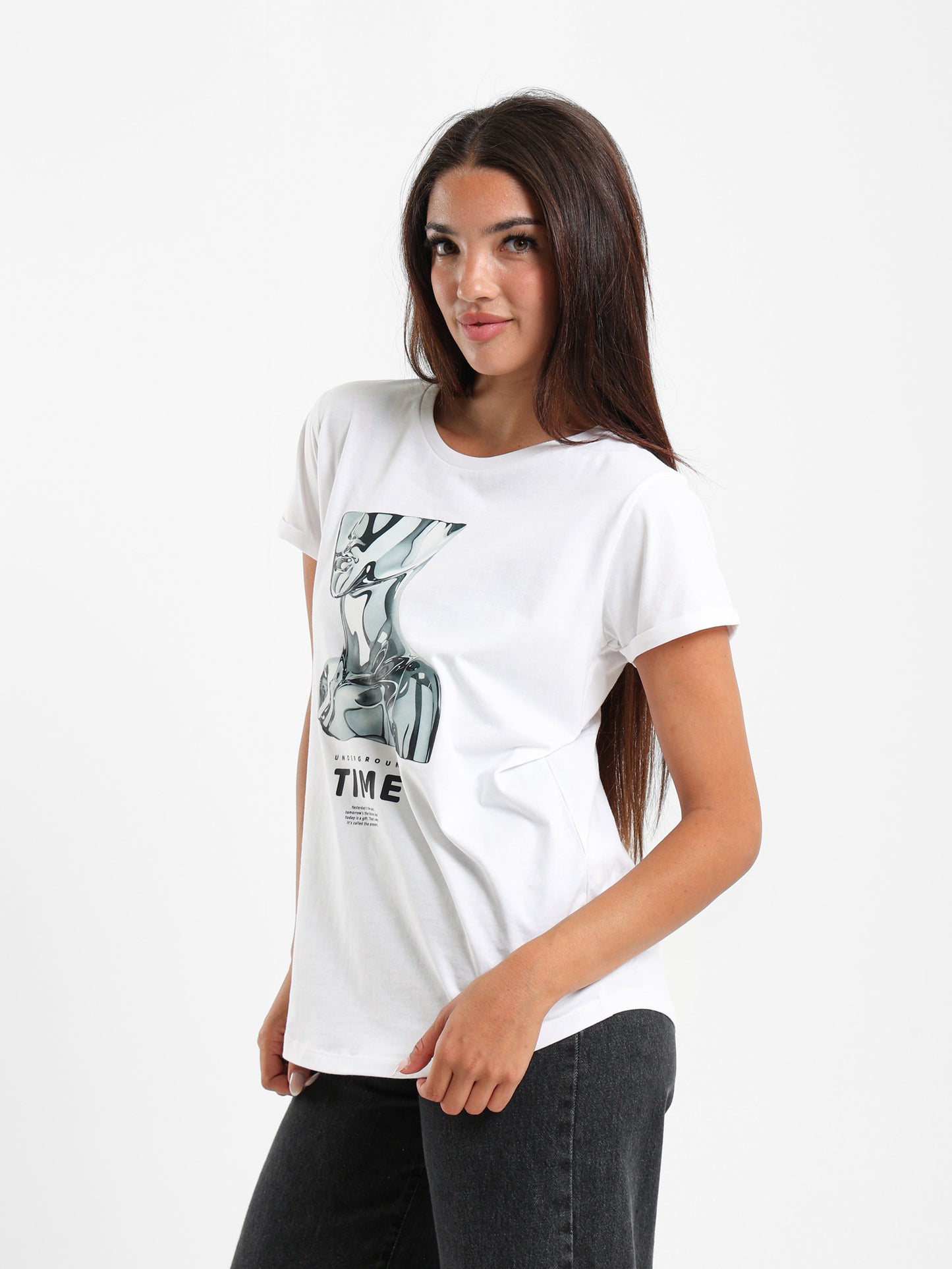 Underground Time Printed T-Shirt