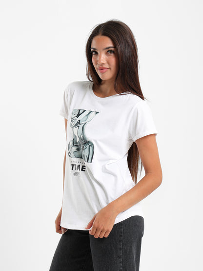 Underground Time Printed T-Shirt