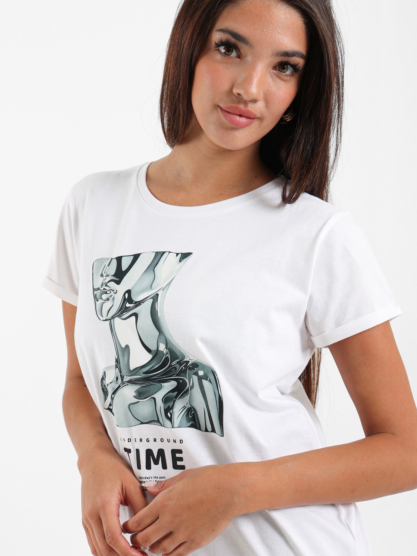 Underground Time Printed T-Shirt