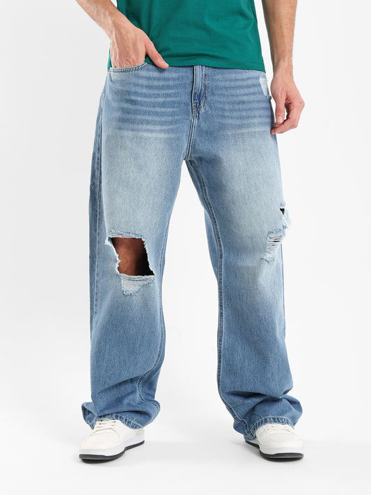 Loose Ripped Jeans