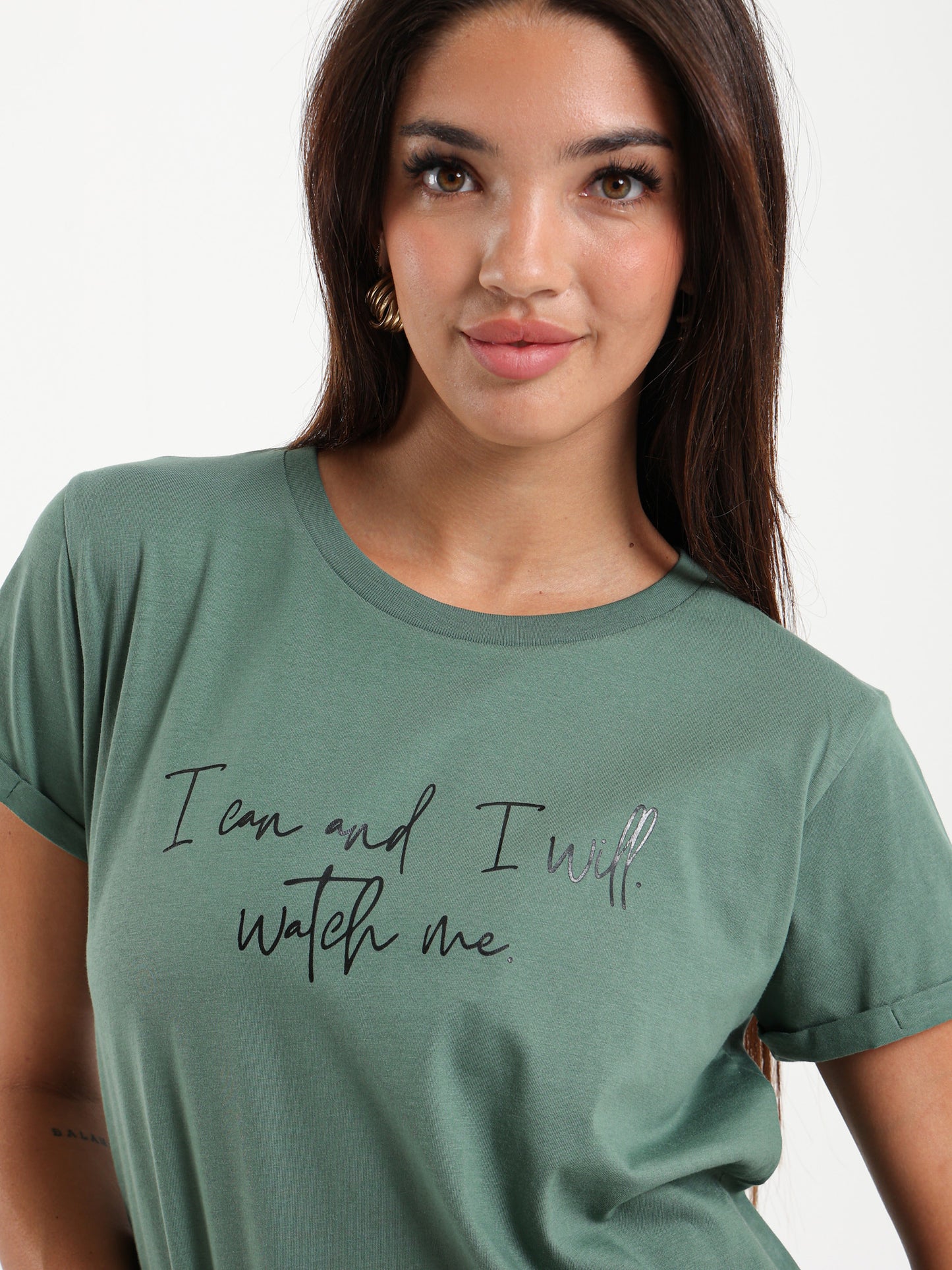 "I Can and I Will" Printed T-shirt