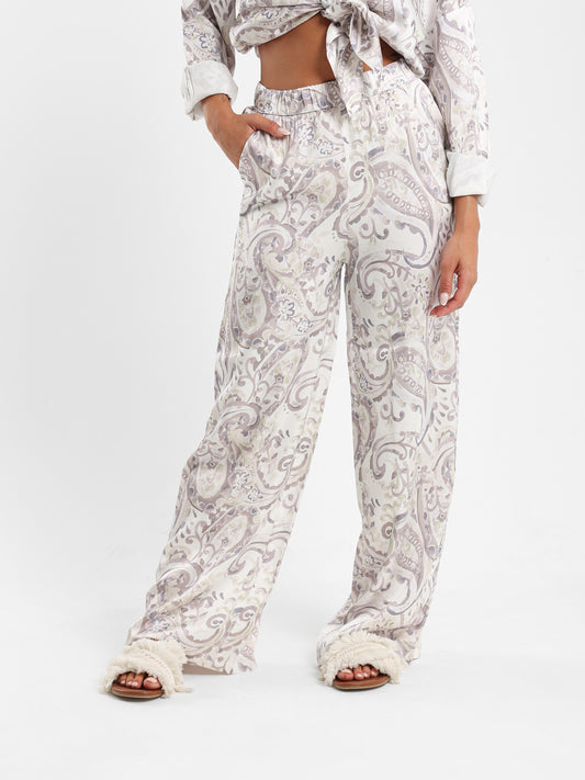 Paisley Printed Pants
