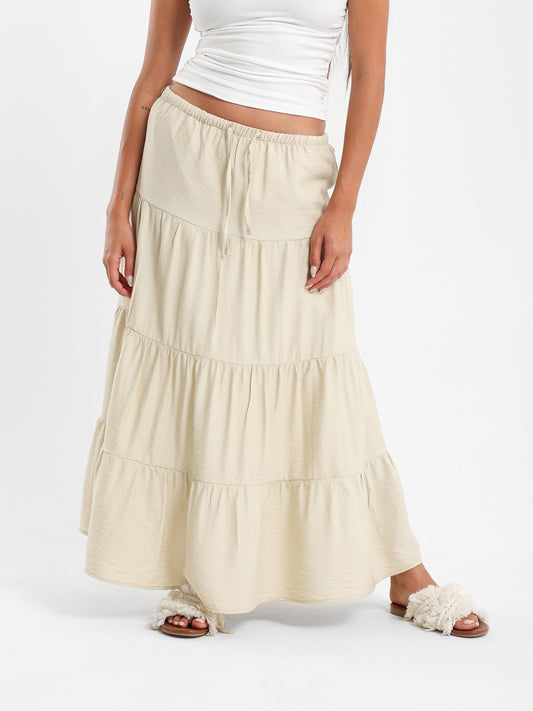 Tiered Maxi Skirt