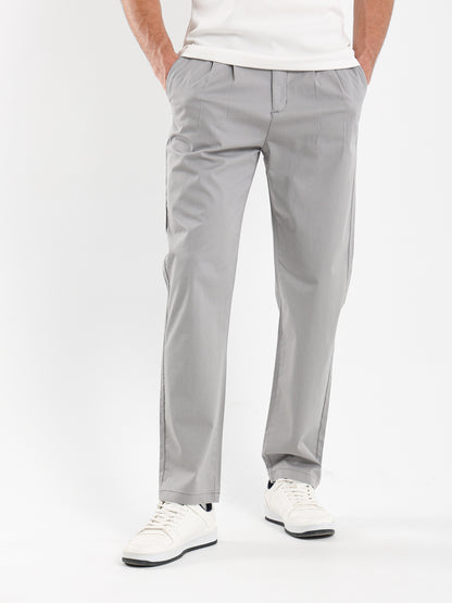 Front Pleated Chino Pants