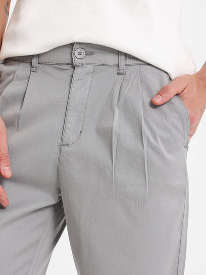 Front Pleated Chino Pants