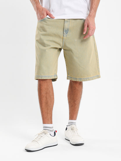 Loose Fit Denim Shorts