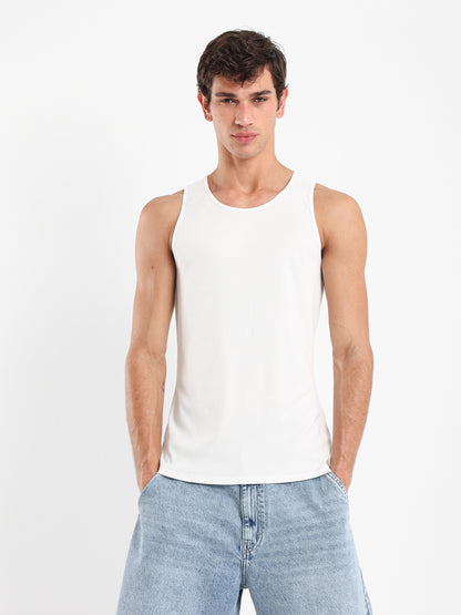 Ribbed Fitted Tank Top