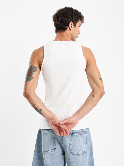Ribbed Fitted Tank Top