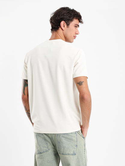 Wrinkled Texture Relaxed Fit T-Shirt