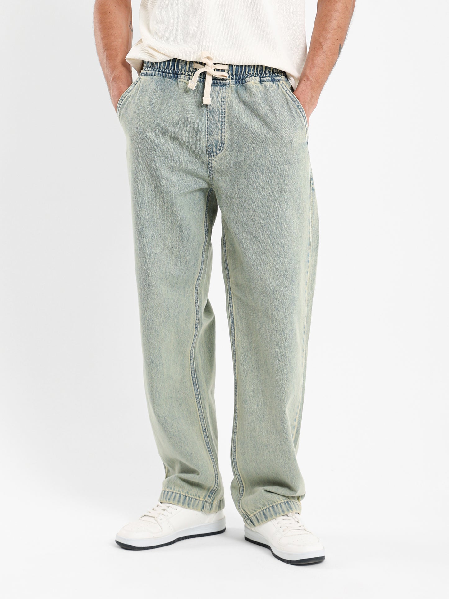 Relaxed Fit Jogger Jeans