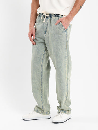 Relaxed Fit Jogger Jeans