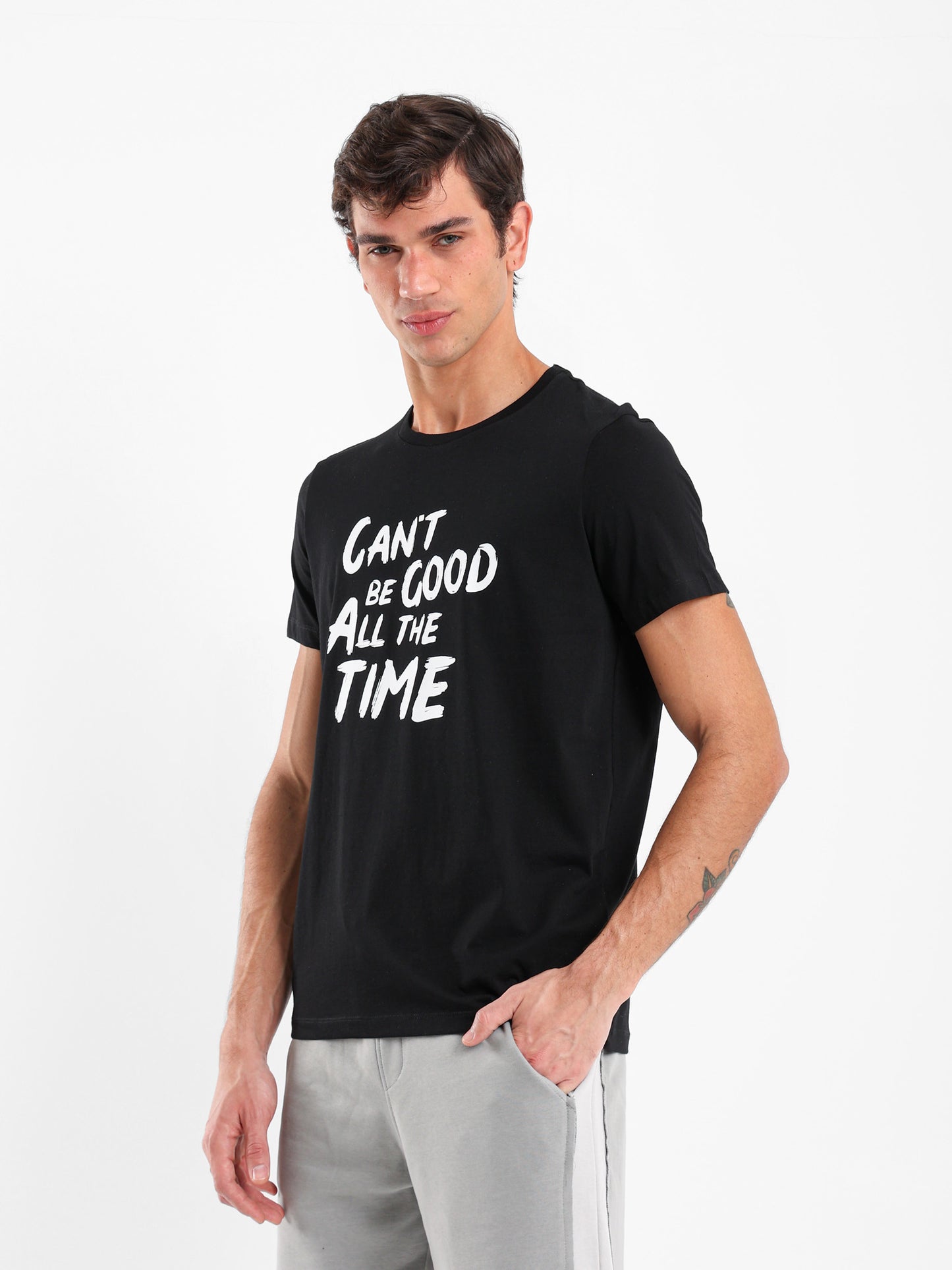 Text Print T-Shirt
