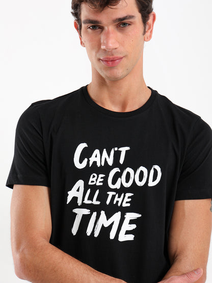 Text Print T-Shirt