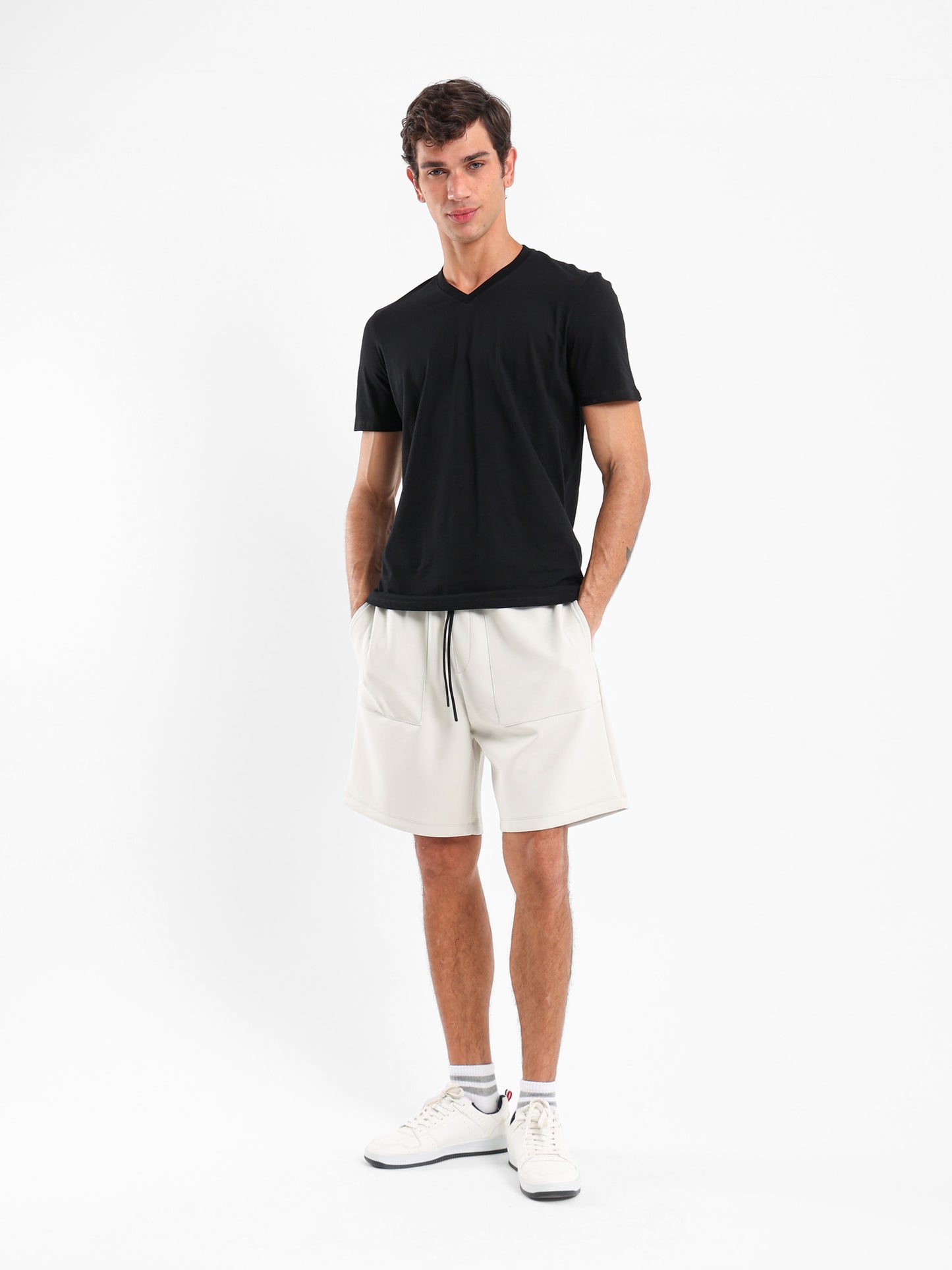 Basic Regular Fit V-Neck T-Shirt