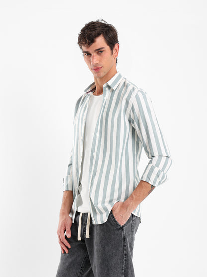 Wide Striped Shirt