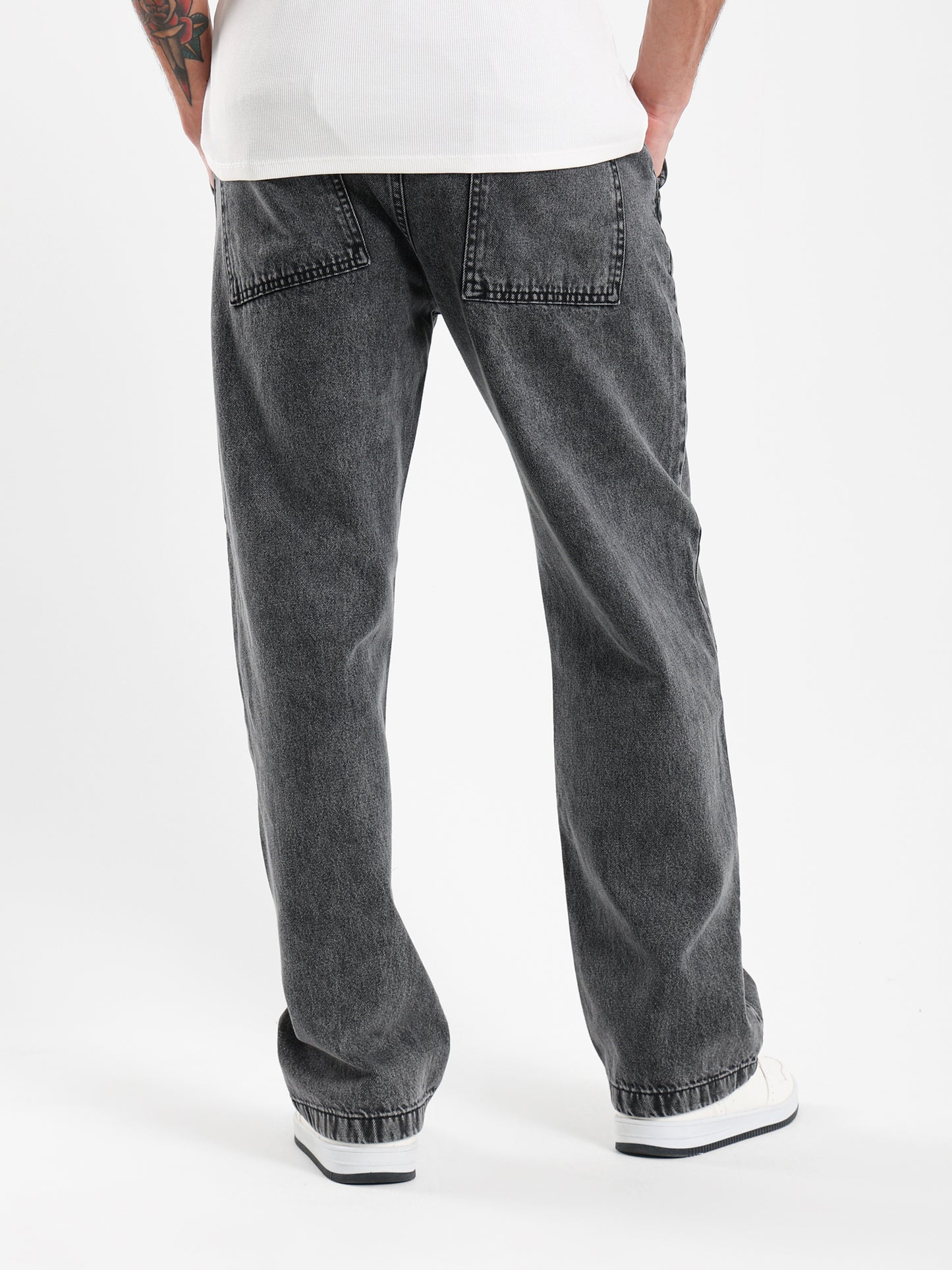 Relaxed Fit Jogger Jeans