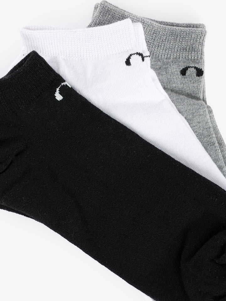 3-Piece Set of Basic Men Ankle Socks