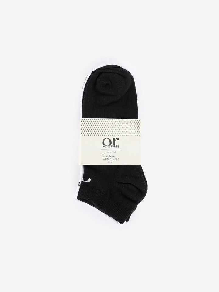 3-Piece Set of Basic Men Ankle Socks