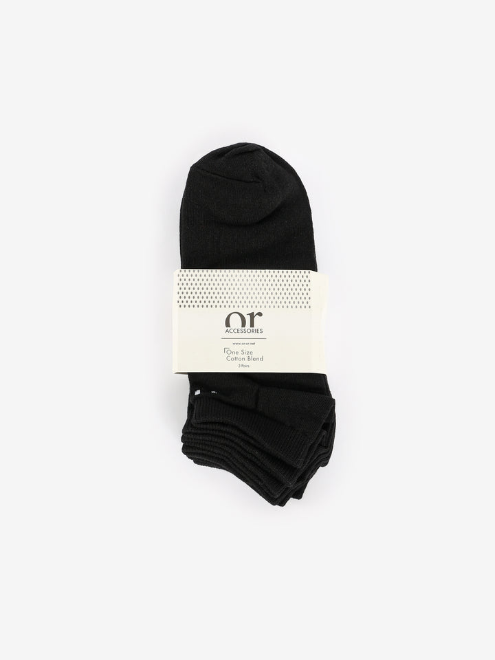 3-Piece Set of Basic Men Ankle Socks