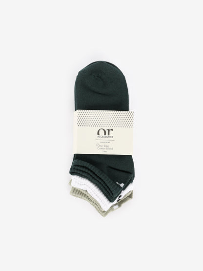 3-Piece Set of Women Ankle Socks