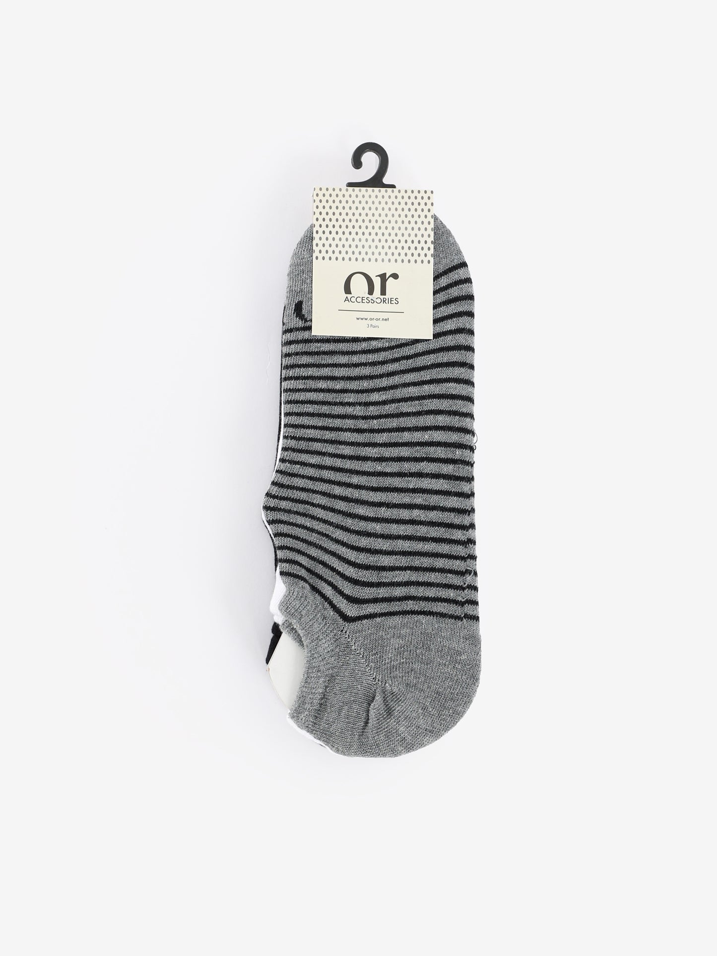 3-Piece Set of Men No Show Socks