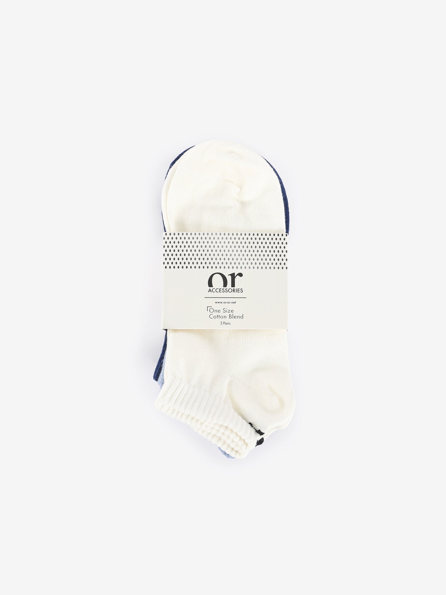 3-Piece Set of Basic Women Ankle Socks