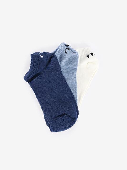 3-Piece Set of Basic Women Ankle Socks