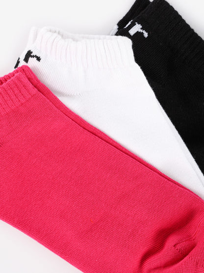 3-Piece Set of Basic Women Ankle Socks