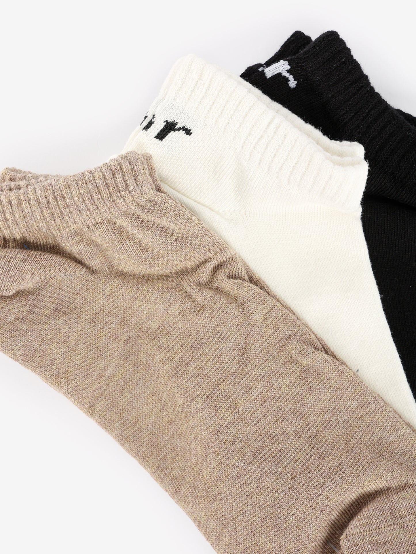 3-Piece Set of Basic Women Ankle Socks