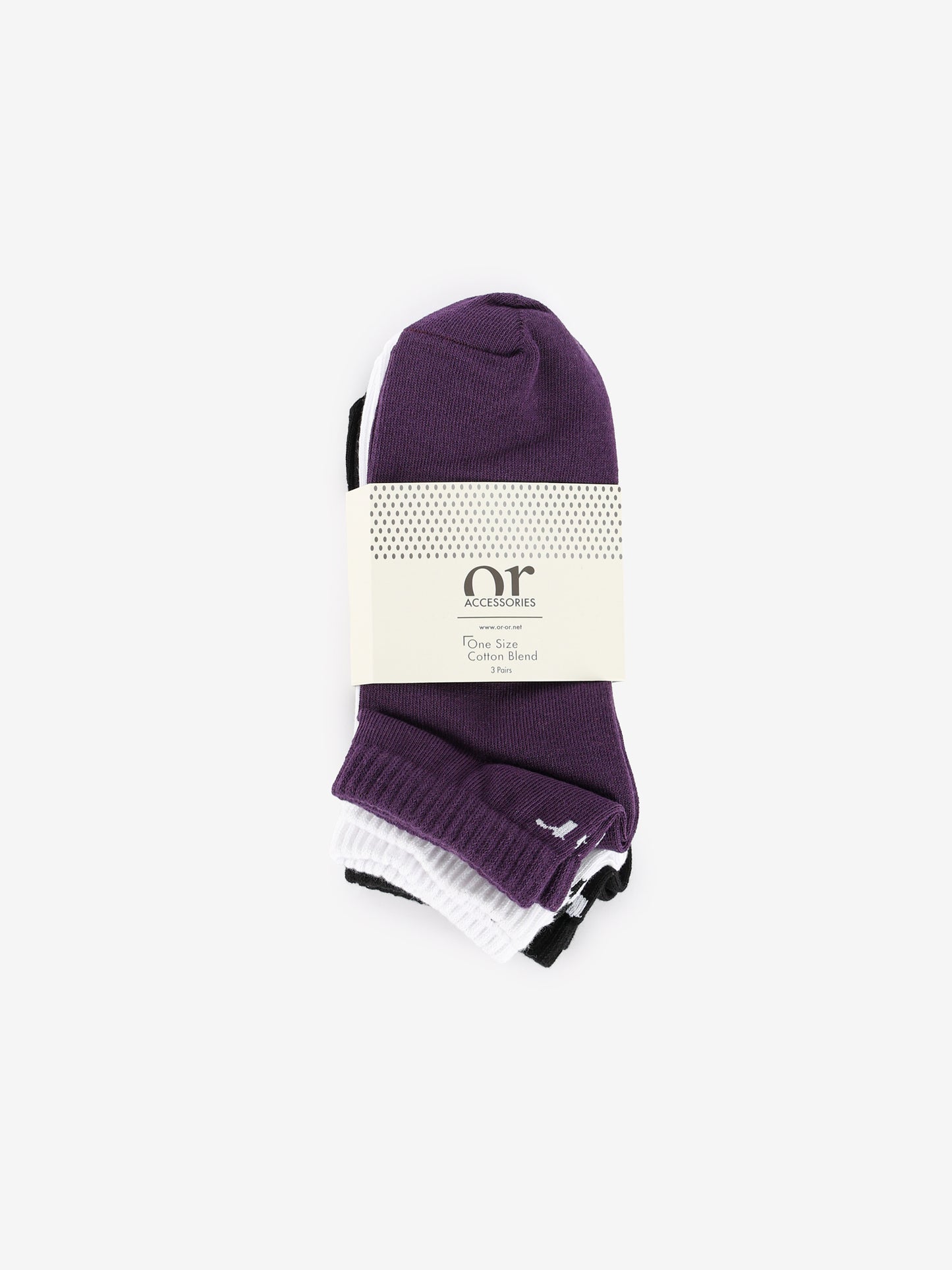 3-Piece Set of Women Ankle Socks