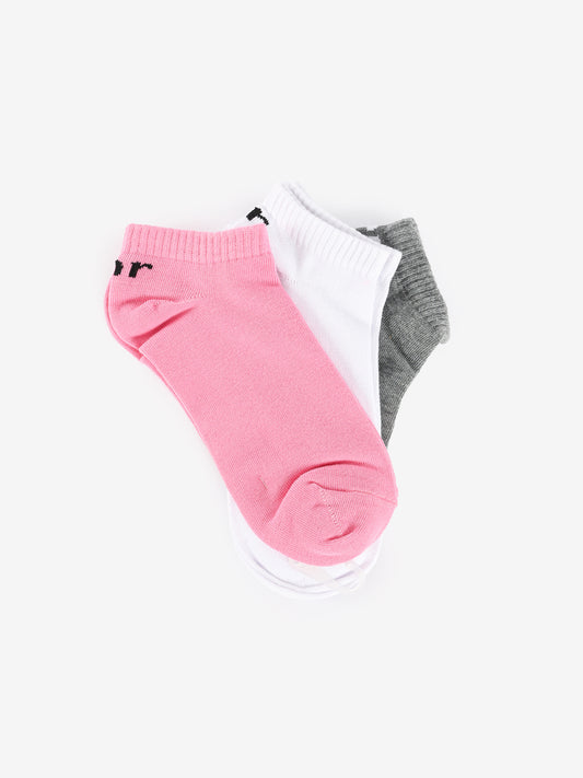 3-Piece Set of Basic Women Ankle Socks