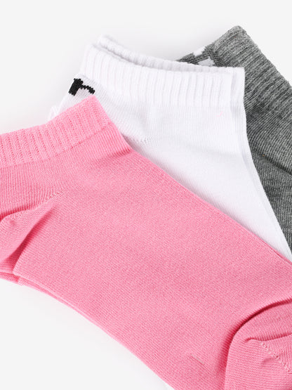 3-Piece Set of Basic Women Ankle Socks