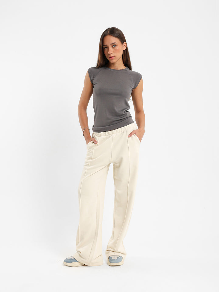 Wide-Leg Sweatpants