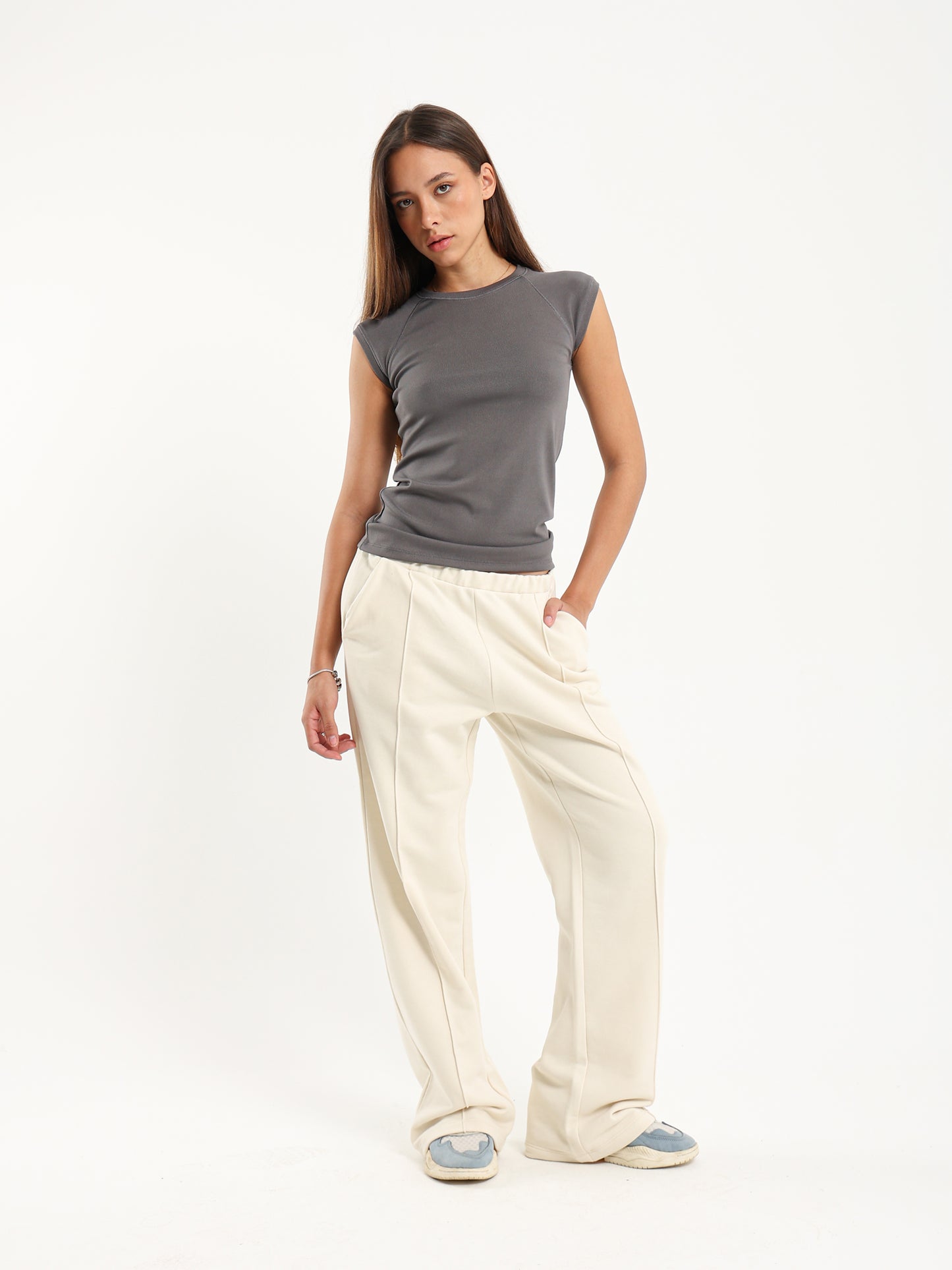 Fitted Short Raglan Sleeve Tee