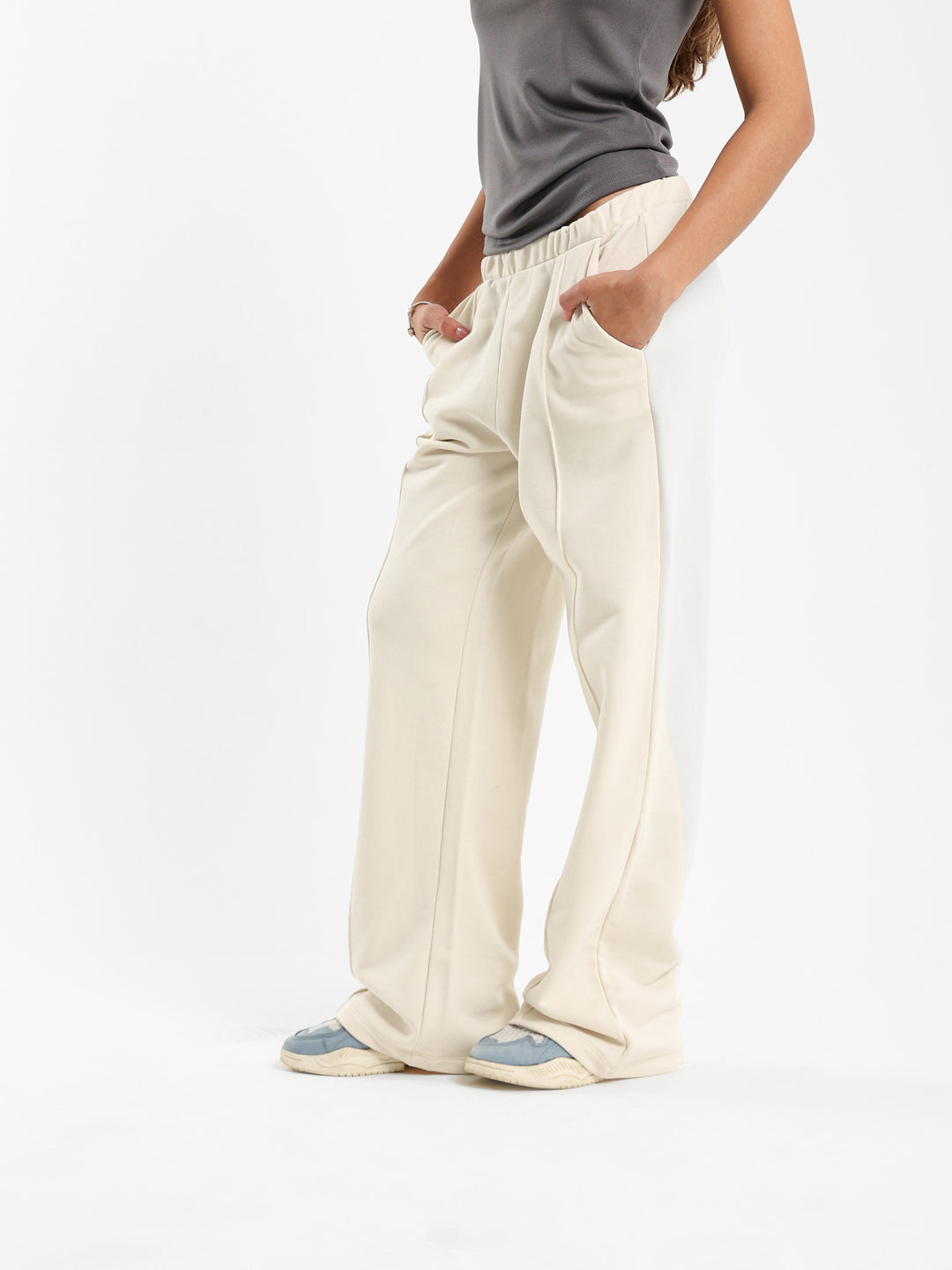 Wide-Leg Sweatpants