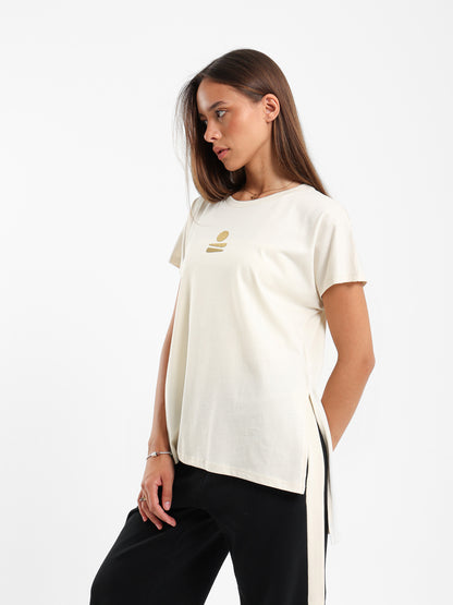 Life Slogan Graphic T-Shirt