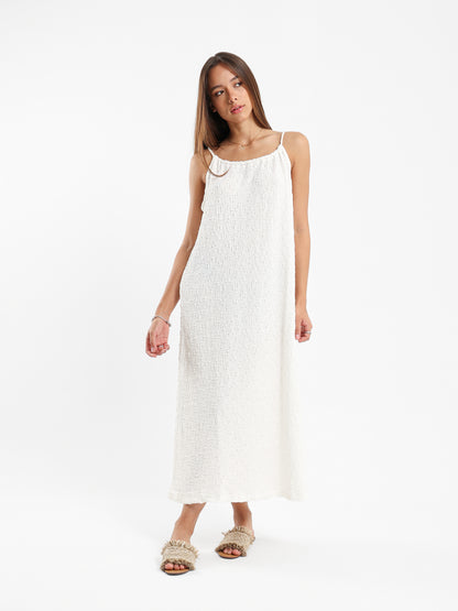 Textured Long Dress