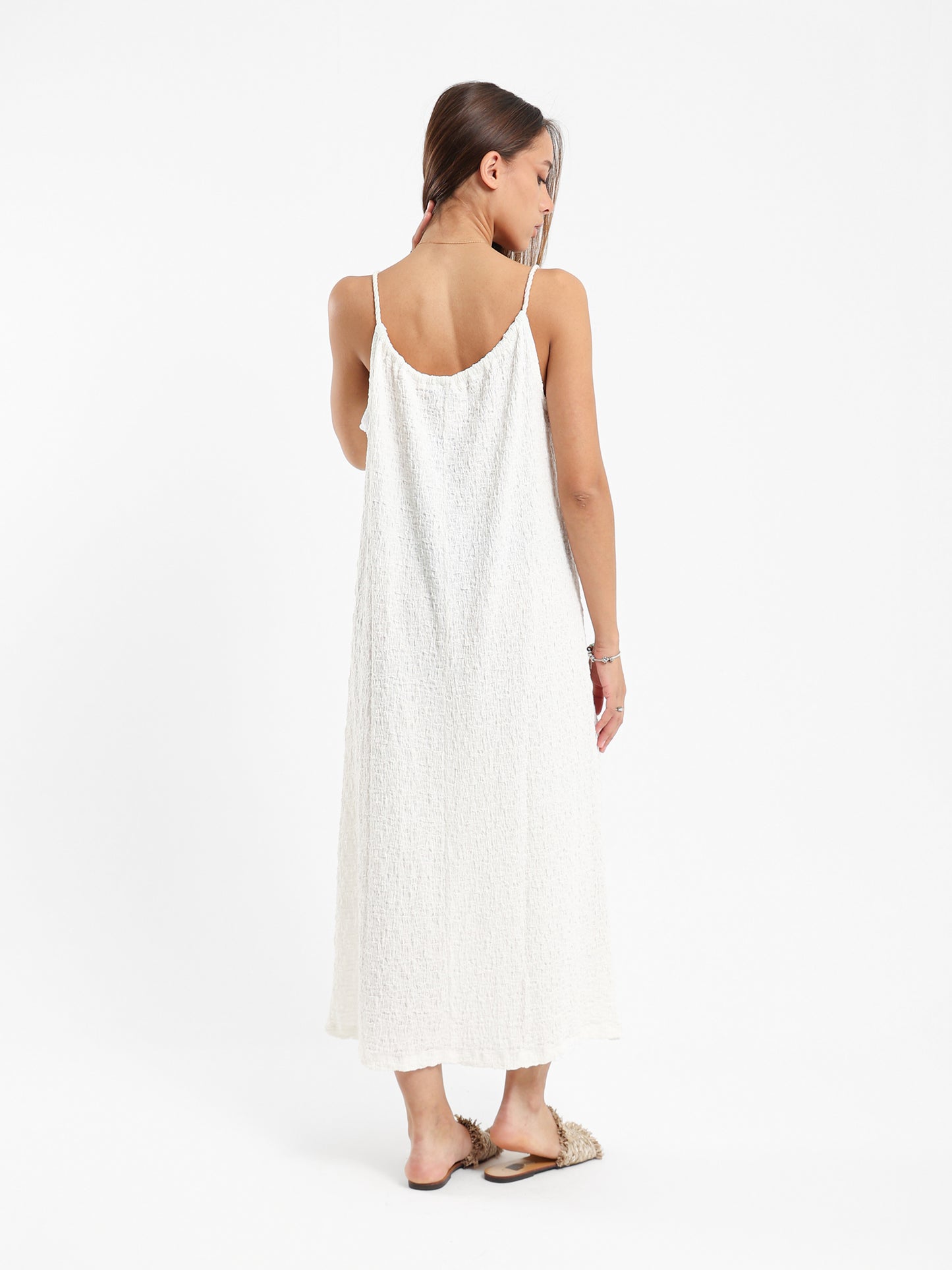 Textured Long Dress