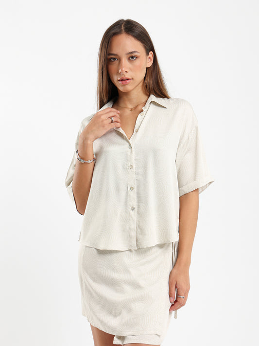 Printed Half Sleeves Shirt